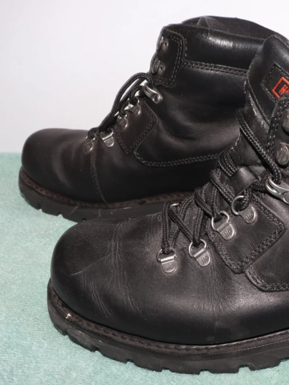 HARLEY-DAVIDSON LEATHER Motorcycle Boots  Men's SZ 9.5 M Black